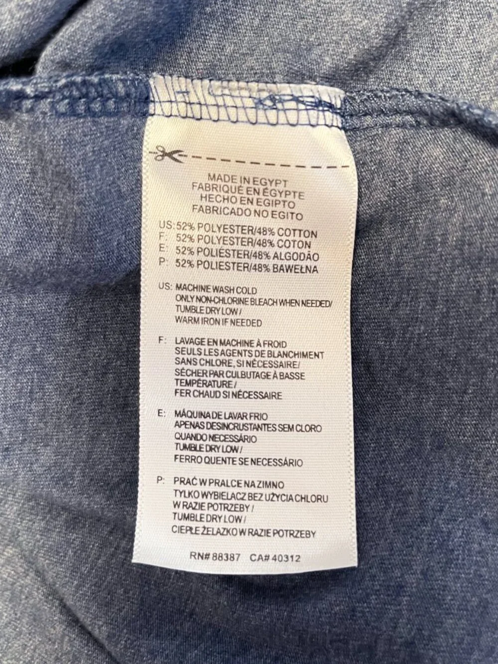 Adidas Golf Long Sleeve Logo Graphic T-Shirt Blue Heather XL Performance Tee
